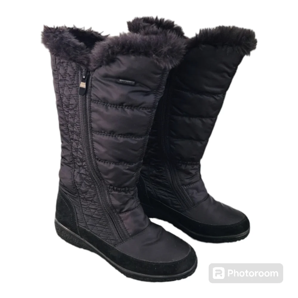 Spring Step Flexus Mireya Tall Waterproof Nylon Snow Boots size 7 EUC‎ - Picture 3 of 8